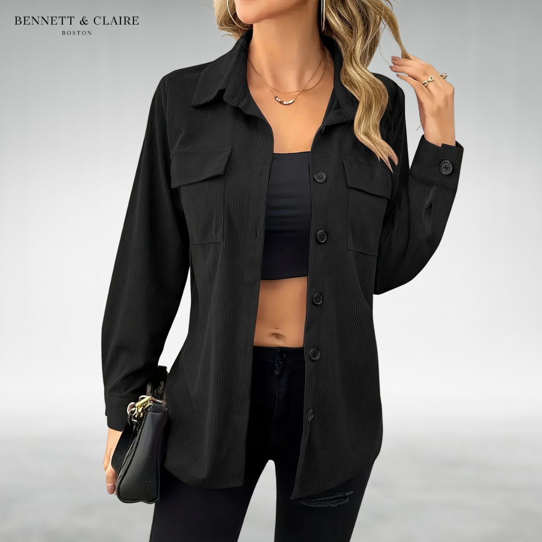 Caroline™ Corduroy Button Shirt