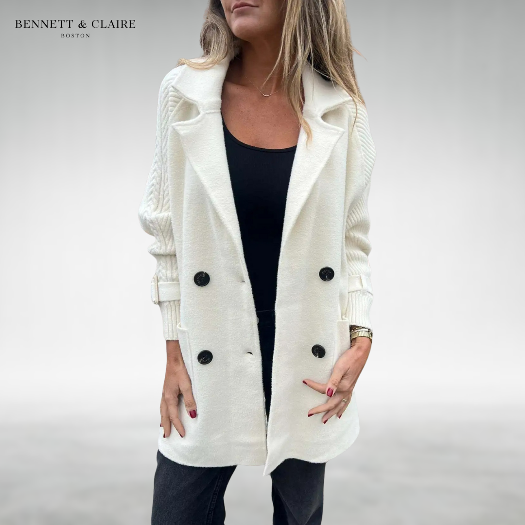 Elise™ Cozy Knit Sleeve Coat