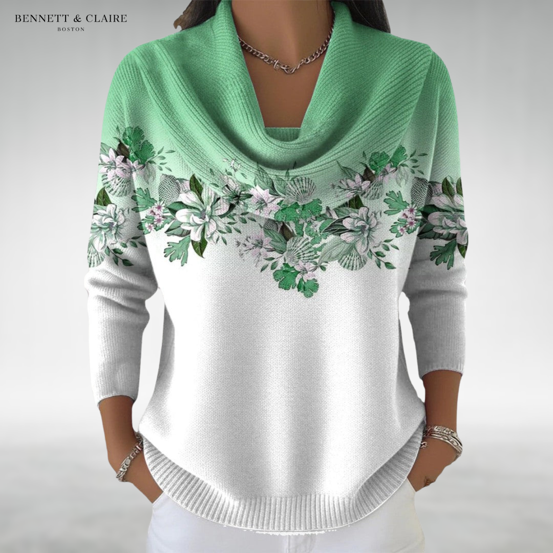 Marina™ Cozy Floral Sweater