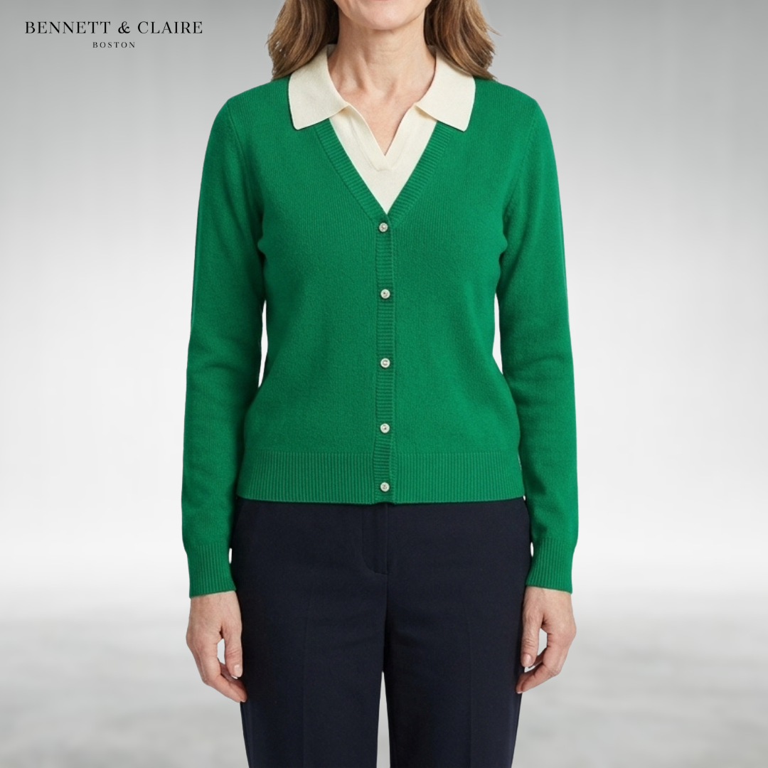 Audrey Elegant Button-Up Cardigan