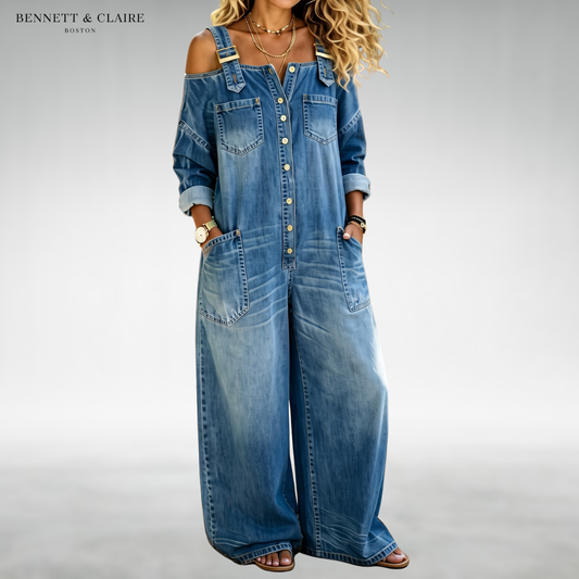 Mia™ Relaxed Denim Jumpsuit