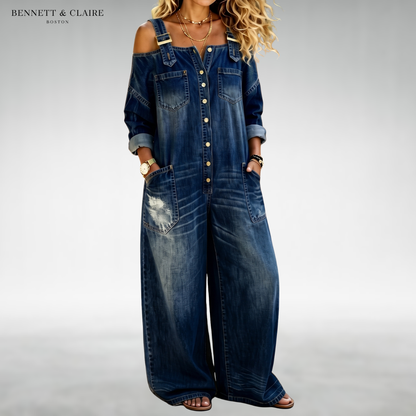 Mia™ Relaxed Denim Jumpsuit