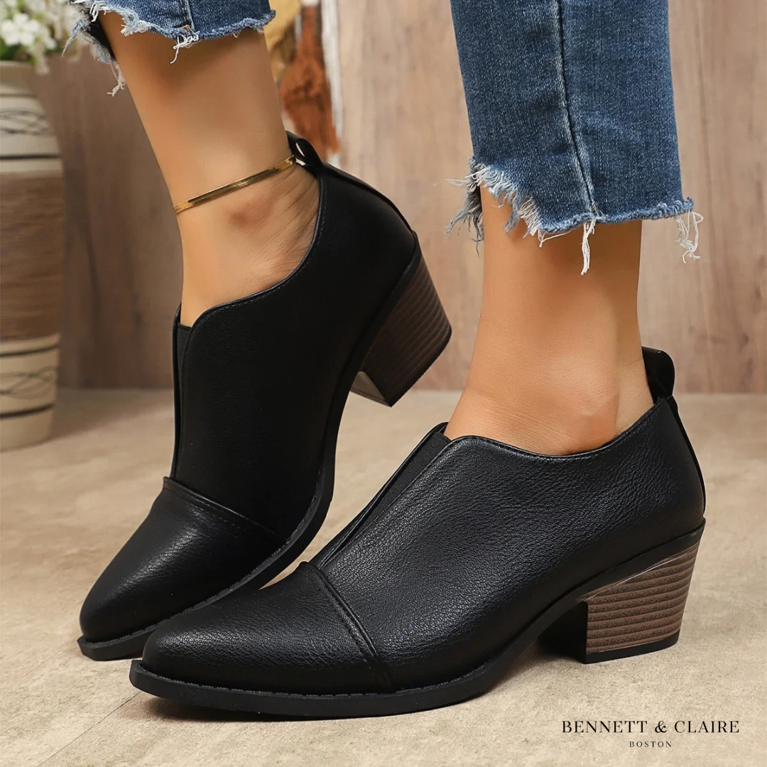 Mary Jane Comfort Slip-On Boots