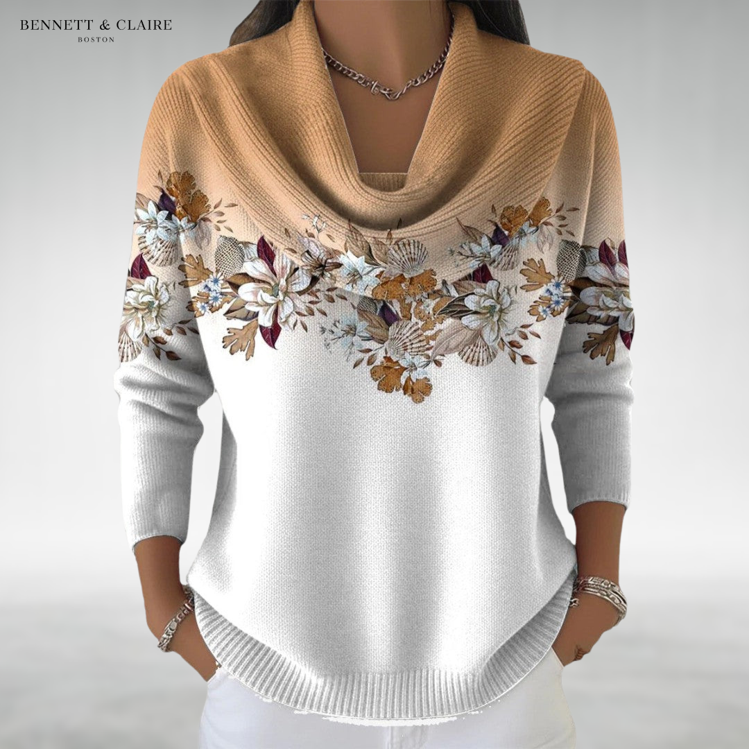 Marina™ Cozy Floral Sweater