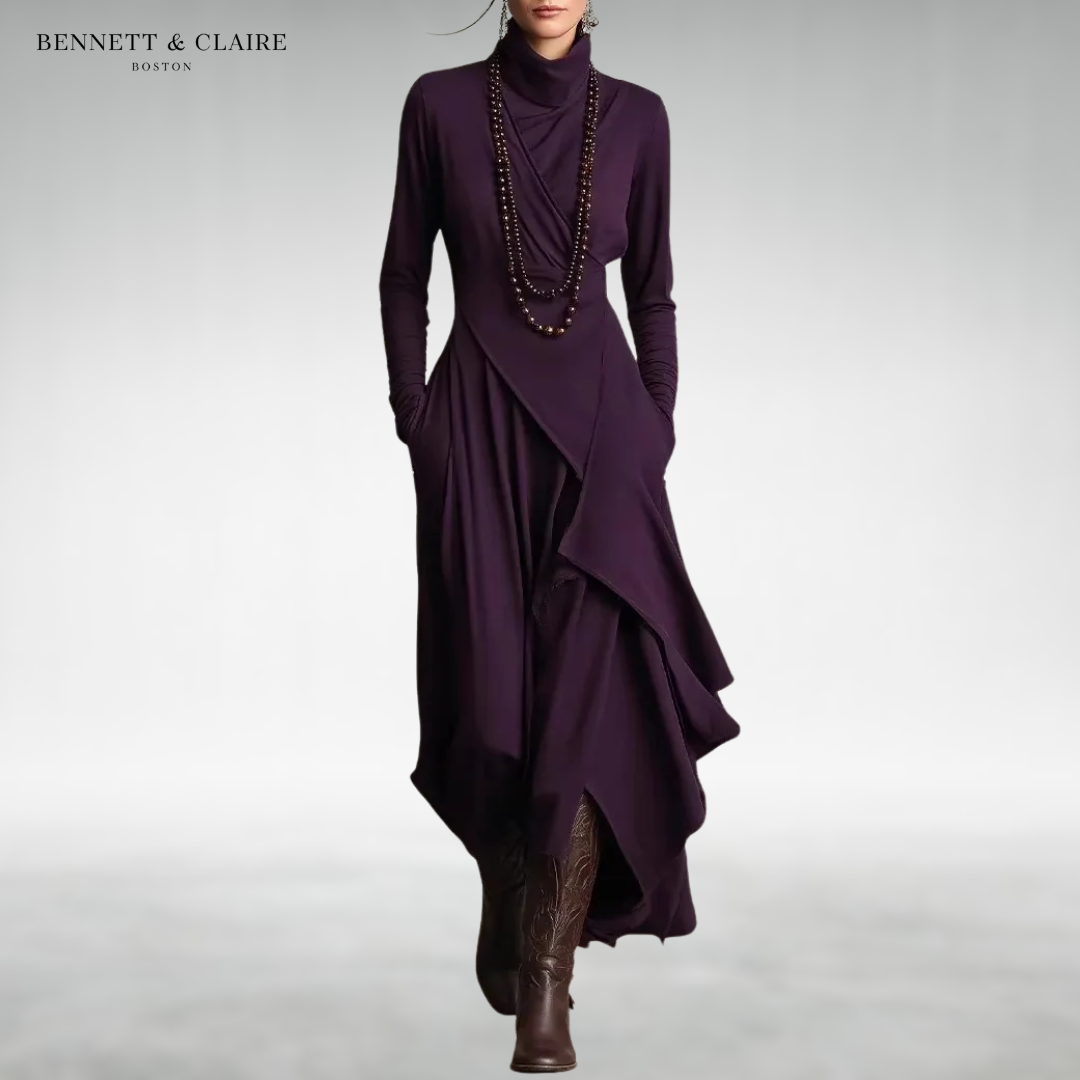 Celestra™ Turtleneck Maxi Dress