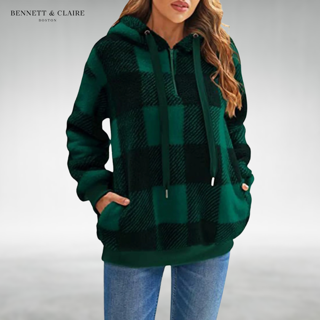 Mariam™ Stylish Half-Zip Sweater