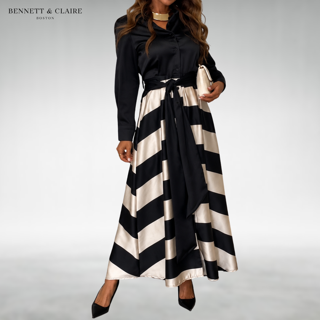 Elise™ Striped Midi Dress