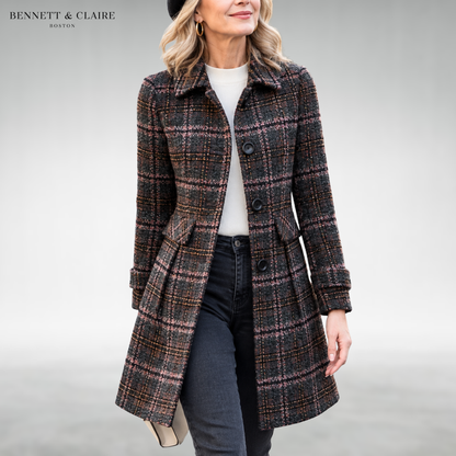 Jocky Plaid Longline Coat