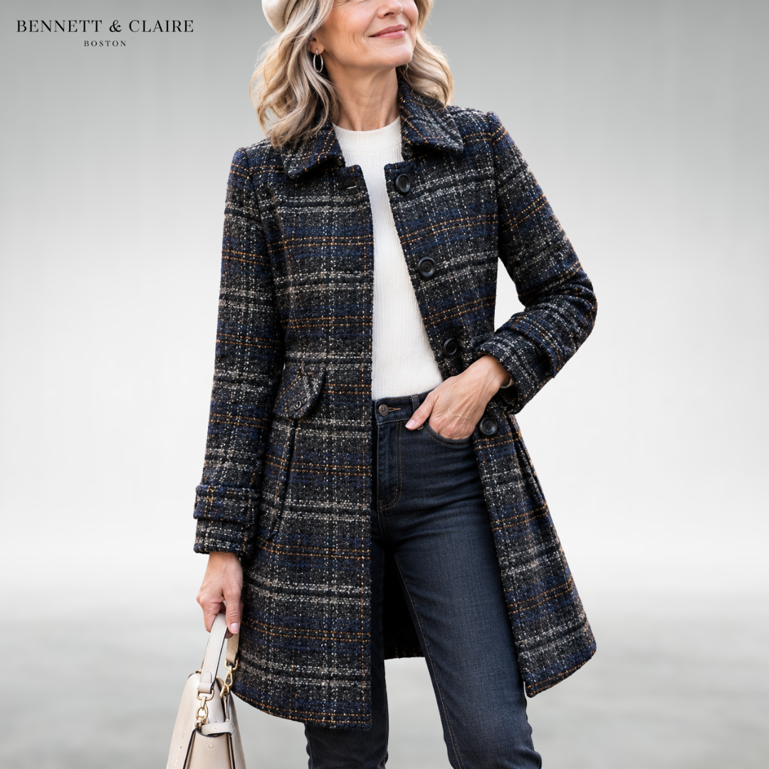 Jocky Plaid Longline Coat