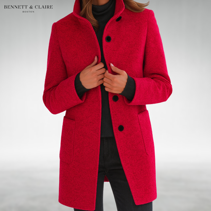 Michelle™ Stand Collar Wool Coat