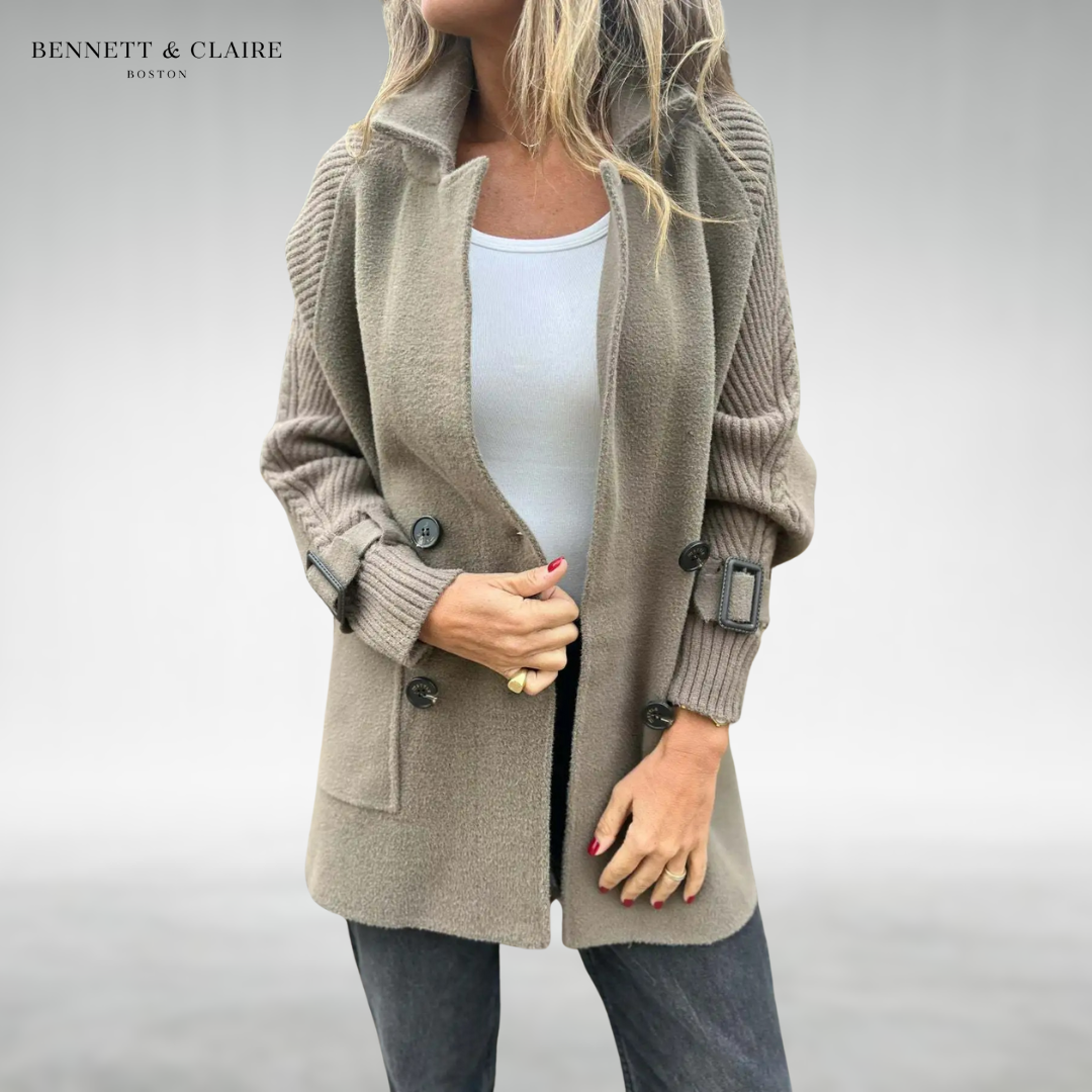 Elise™ Cozy Knit Sleeve Coat