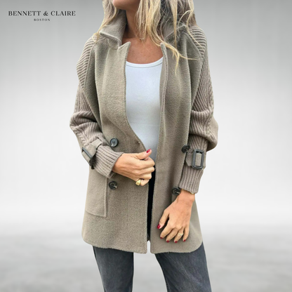 Elise™ Cozy Knit Sleeve Coat