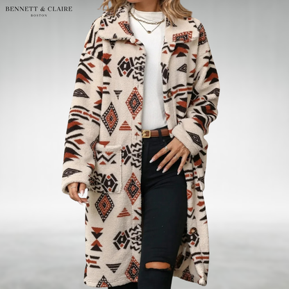 Nikki™ Ethnic Fleece Overcoat