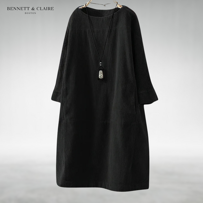 Amy™ Relaxed Corduroy Midi Dress