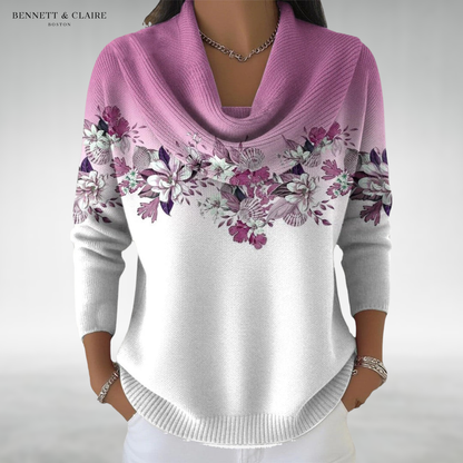 Marina™ Cozy Floral Sweater