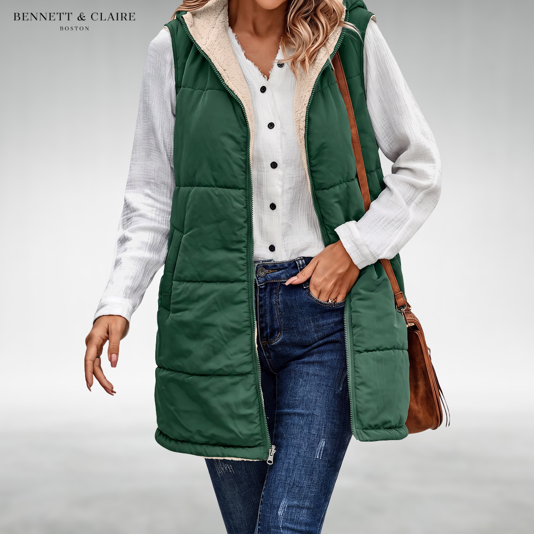 Sarinna Reversible Hooded Vest