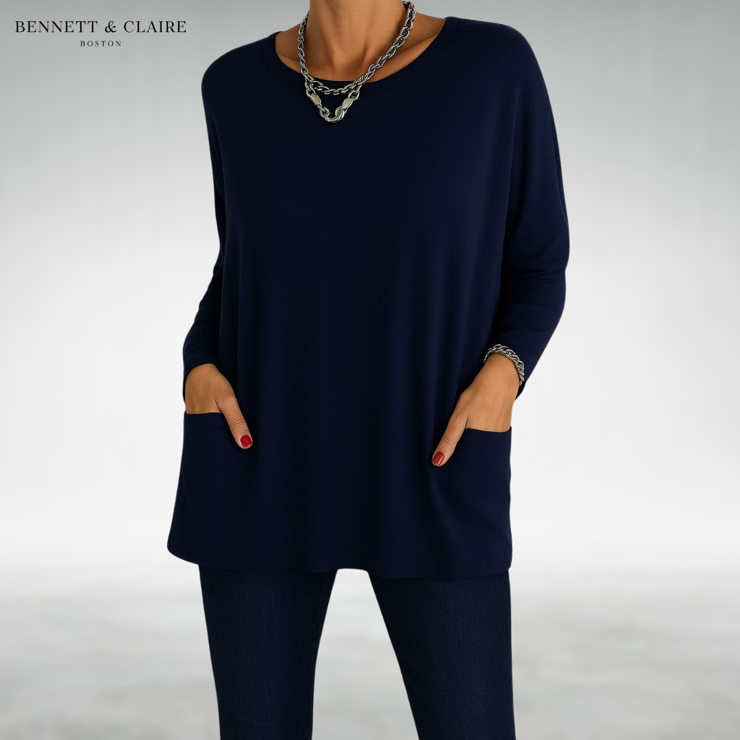 Eliza™ Cozy Pocket Tunic Top