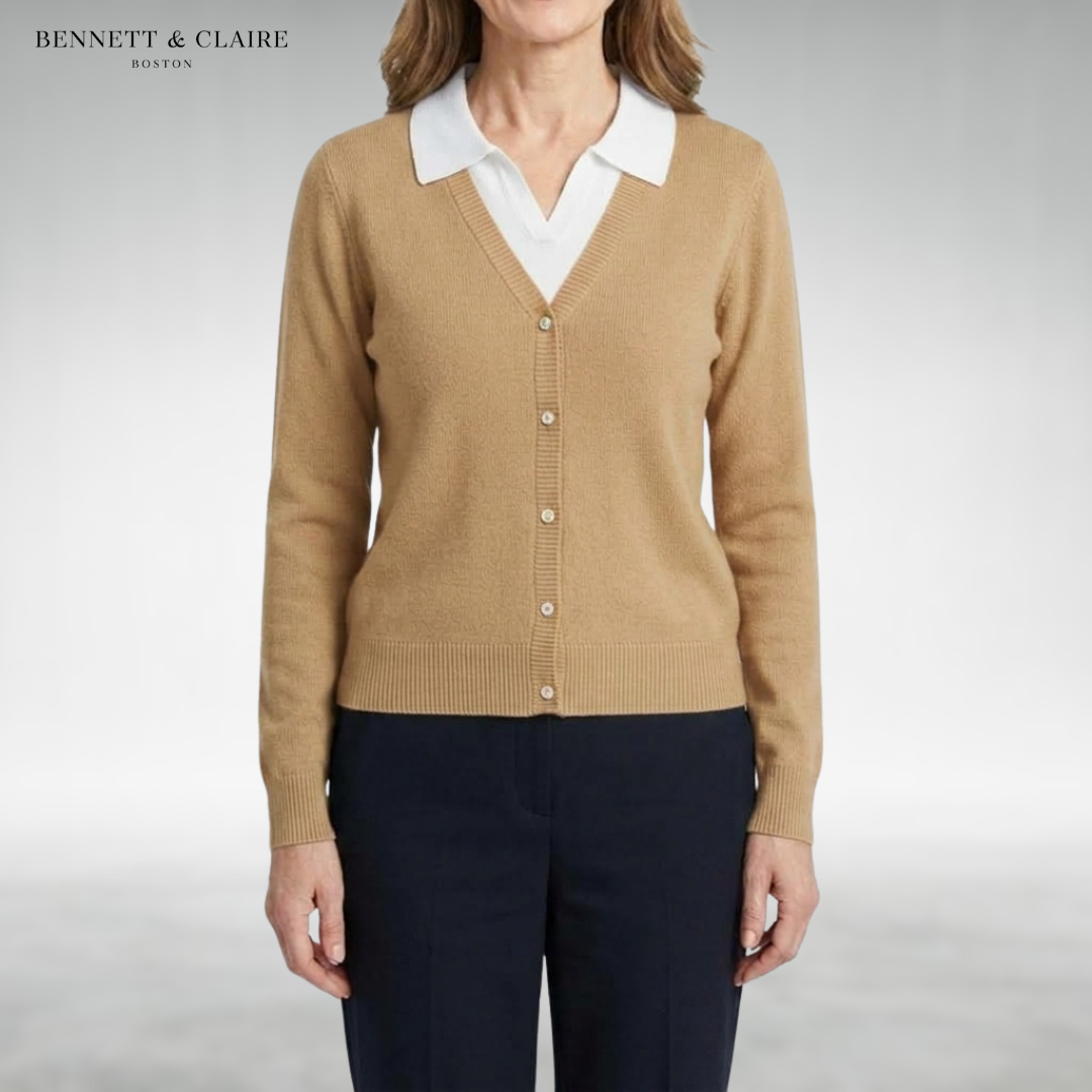 Audrey Elegant Button-Up Cardigan