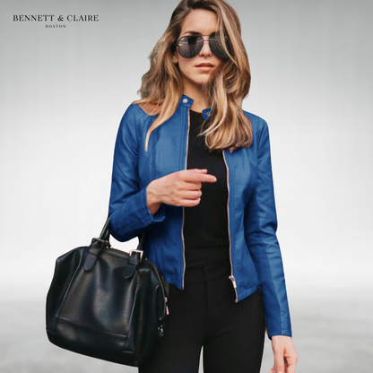 Skye™ Stylish Leather Jacket