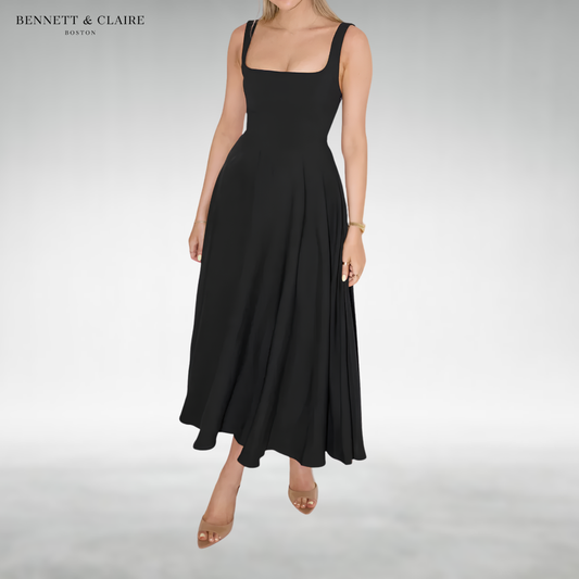 Clarissa™ Elegant Midi Dress