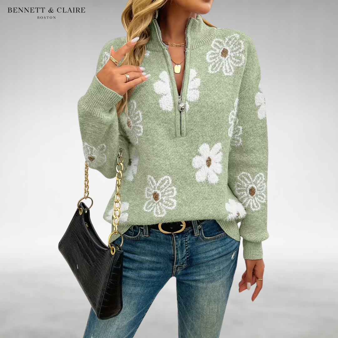 Doreen™ Cozy Half-Zip Sweater