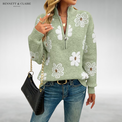 Doreen™ Cozy Half-Zip Sweater