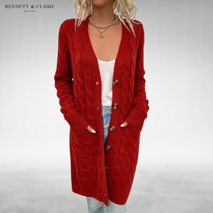 Melissa™ Cozy Knit Long Cardigan