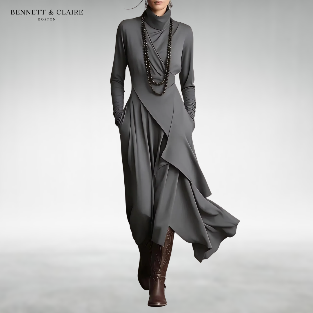 Celestra™ Turtleneck Maxi Dress