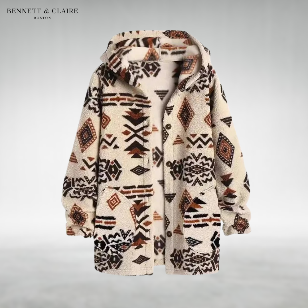 Nicole™ Cozy Plush Hooded Cardigan