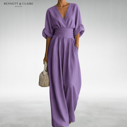 Freda™ Elegant Belted Jumpsuit