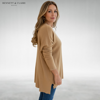 Lydia™ Elegant V-Neck Sweater