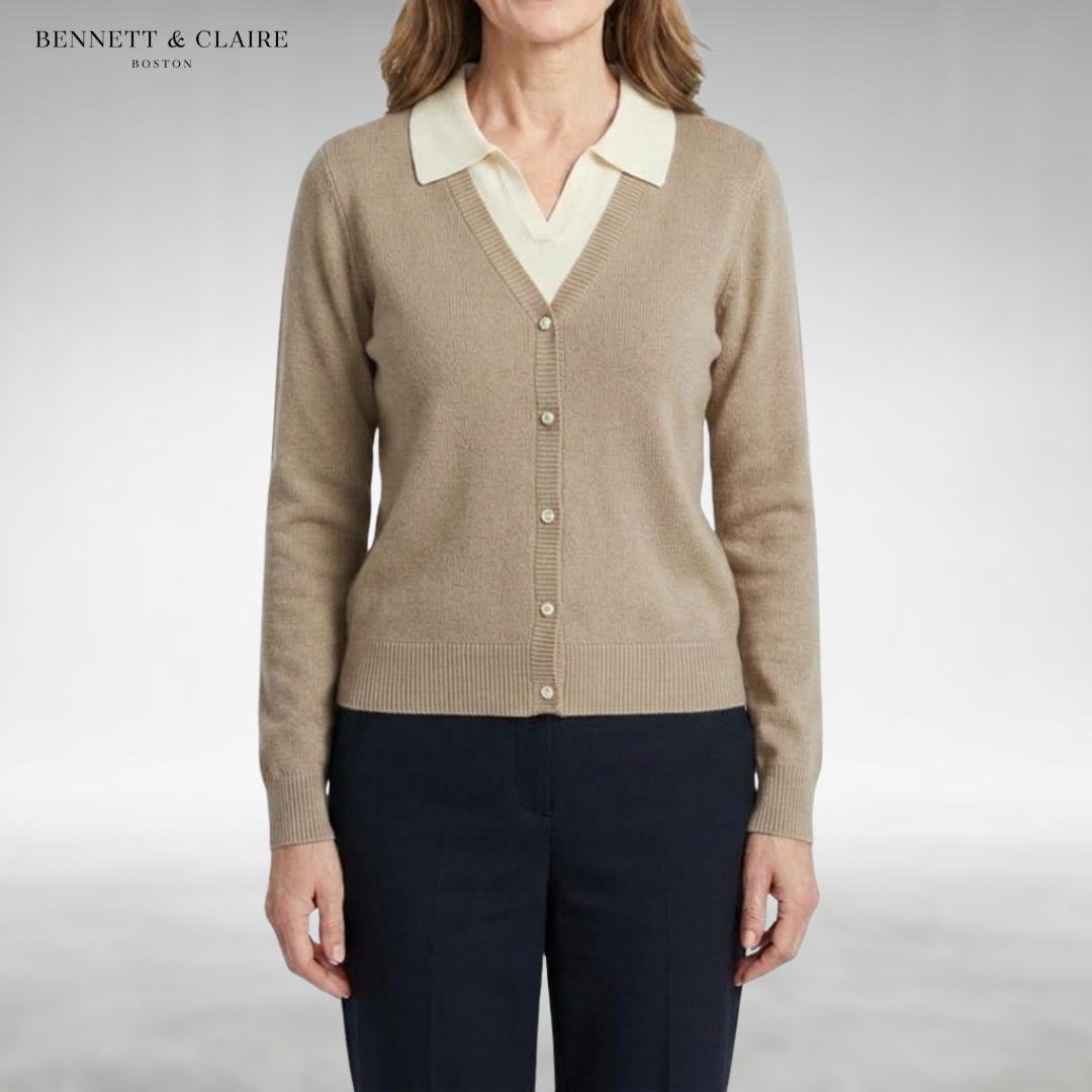 Audrey Elegant Button-Up Cardigan