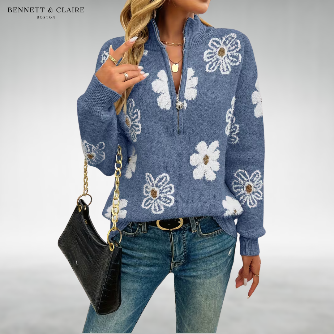 Doreen™ Cozy Half-Zip Sweater