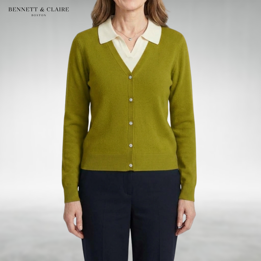 Audrey Elegant Button-Up Cardigan