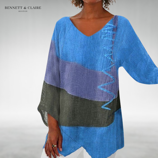Mendez™ Loose Fit Long Sleeve Top