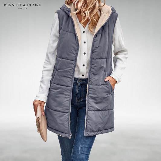 Sarinna Reversible Hooded Vest